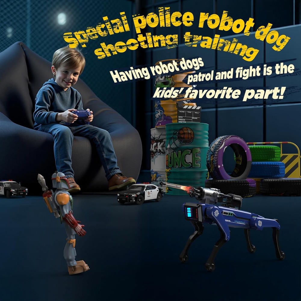 Smart Robot Dog - Interactive STEM Toys with Voice & Remote Control, 30+ ....