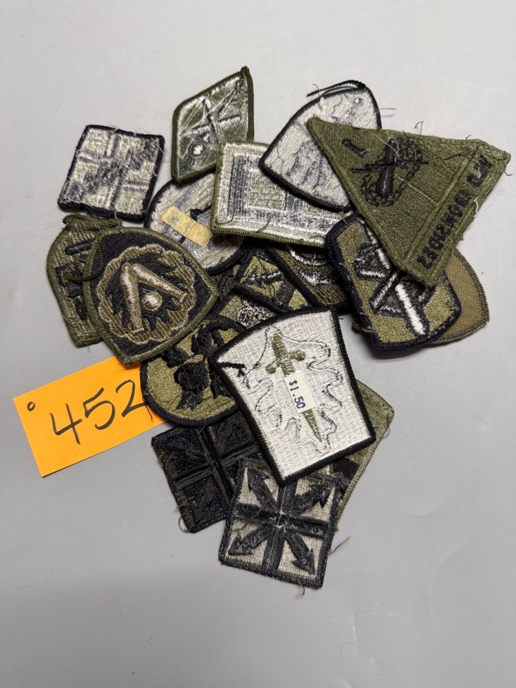 Cold War US Olive Drab Patch Lot o452