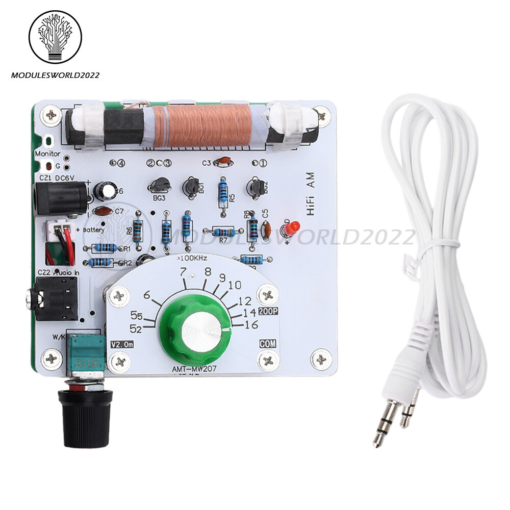 525~1605kHz Medium Wave AM Radio Transmitter DIY Circuit Board Radio Module 6V