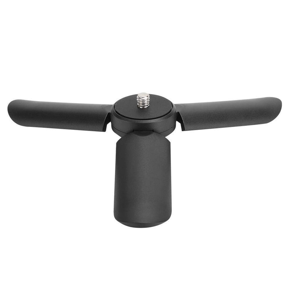 Mini Desktop Tripod, Non Slip Camera Holder Stabilizer Foldable Black