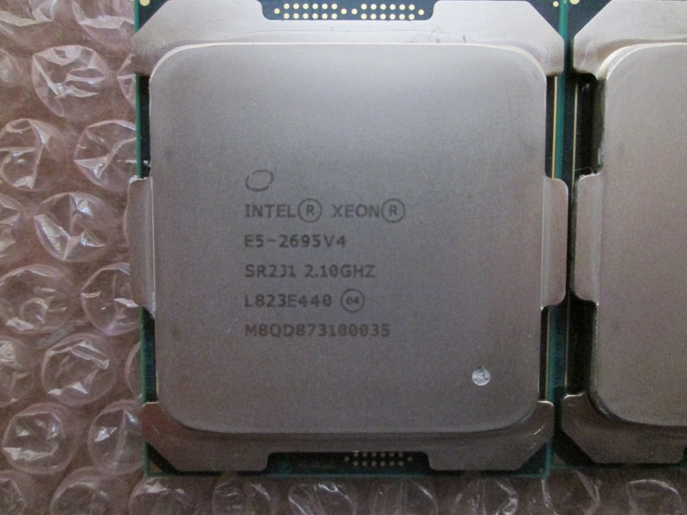 Matched Pair (2pcs) Intel Xeon E5-2695 v4 SR2J1 2.1GHz CPU Processors