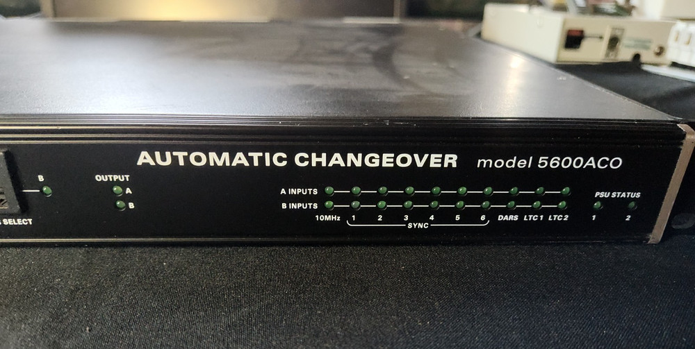 EVERTZ 5600ACO AUTOMATIC CHANGEOVER SYSTEM - (POWER TESTED )