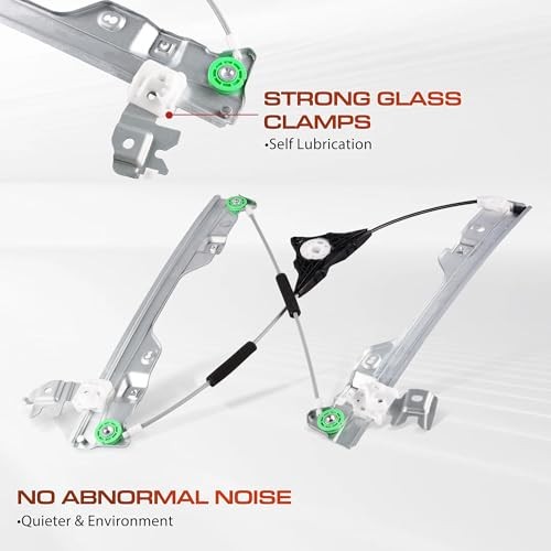 Front Left Driver Side Power Window Regulator Without Motor Compatible for