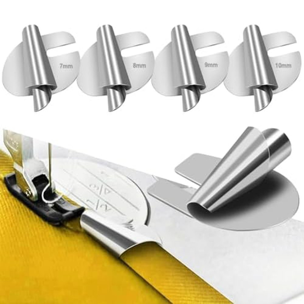 Adjustable Hemming Machine 4 Spiral Sizes (78910mm) Easy & Flexible Operation