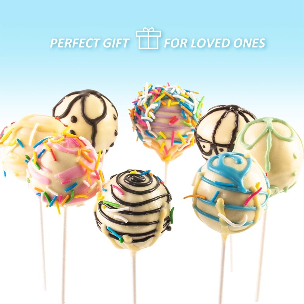Cake Pop Decorating Kit with Tier Stand & Piping Tips