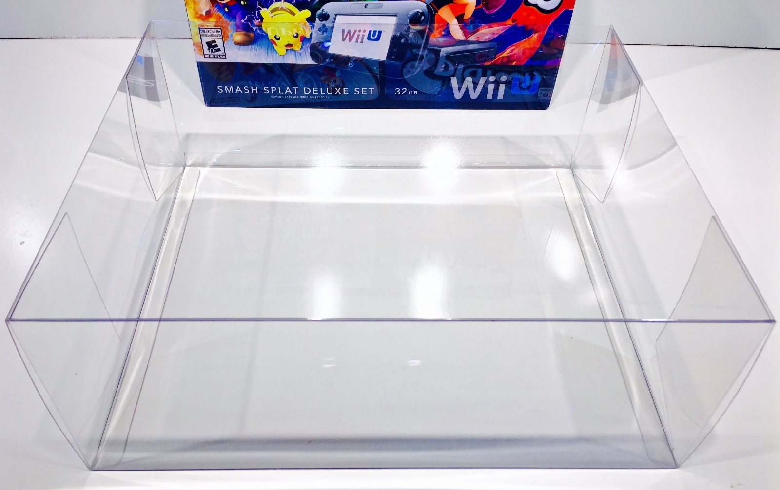 1 Clear Console Box Protector For Most Wii U Console Boxes    Read!  Nintendo