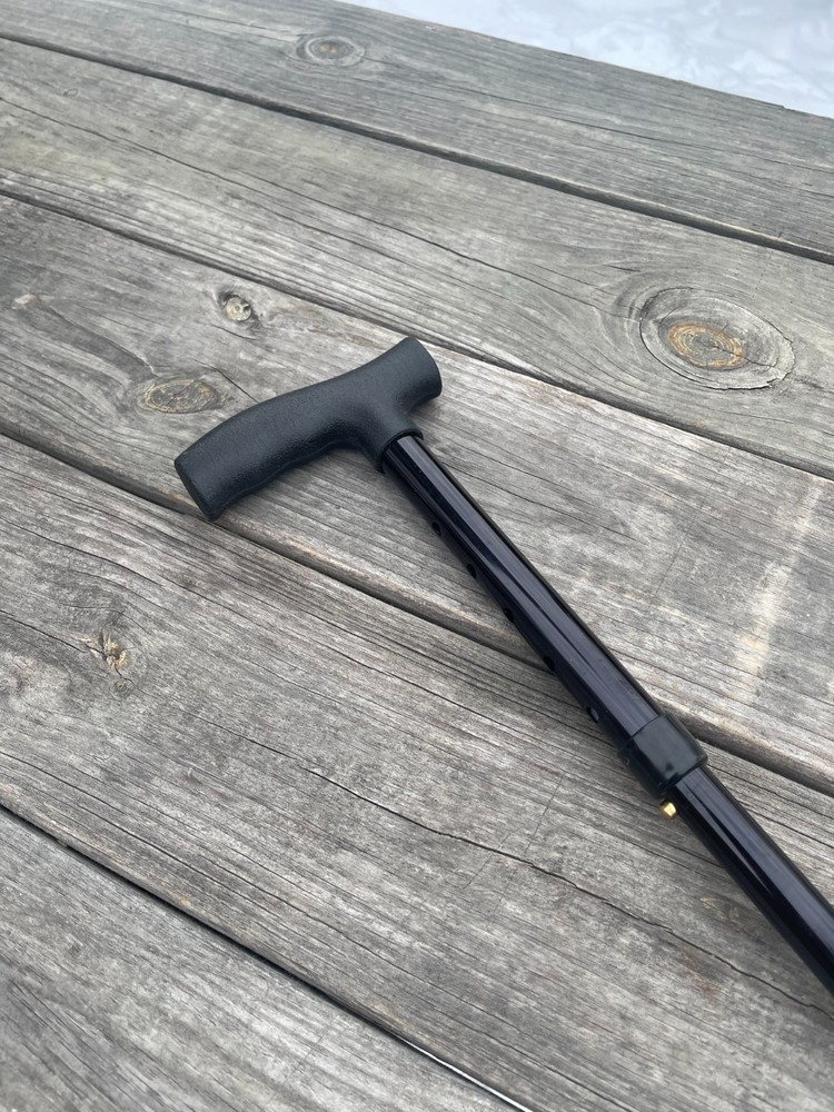 Invacare Black Folding Adjustable Cane 40800-2