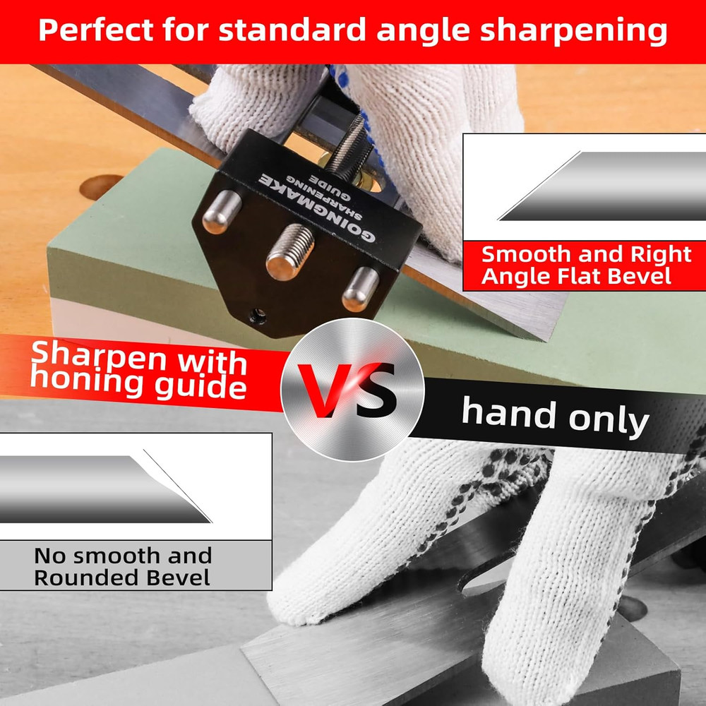 Honing Guide System Chisel Sharpening Kit for Woodworking Chisels and Planes 5/3