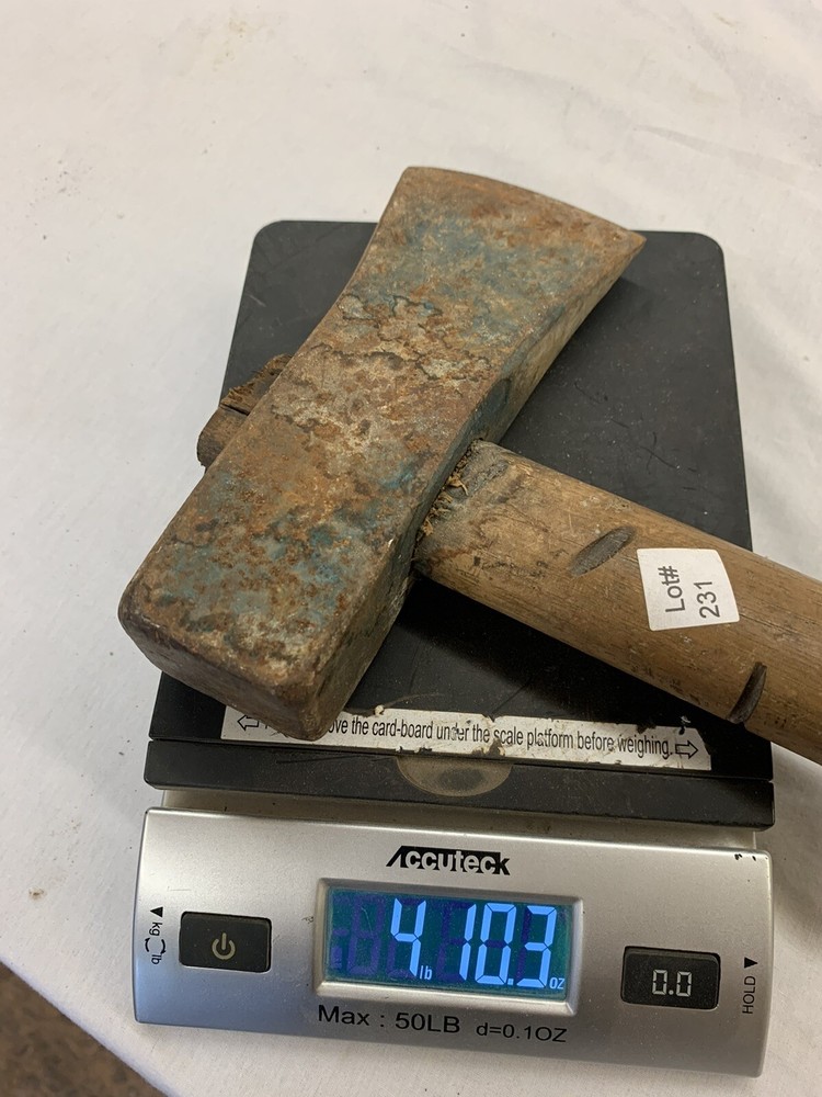 Rare Vintage Short Handled Splitting Hammer