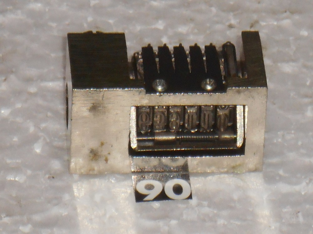 Reverse letterpress numbering machine | 90