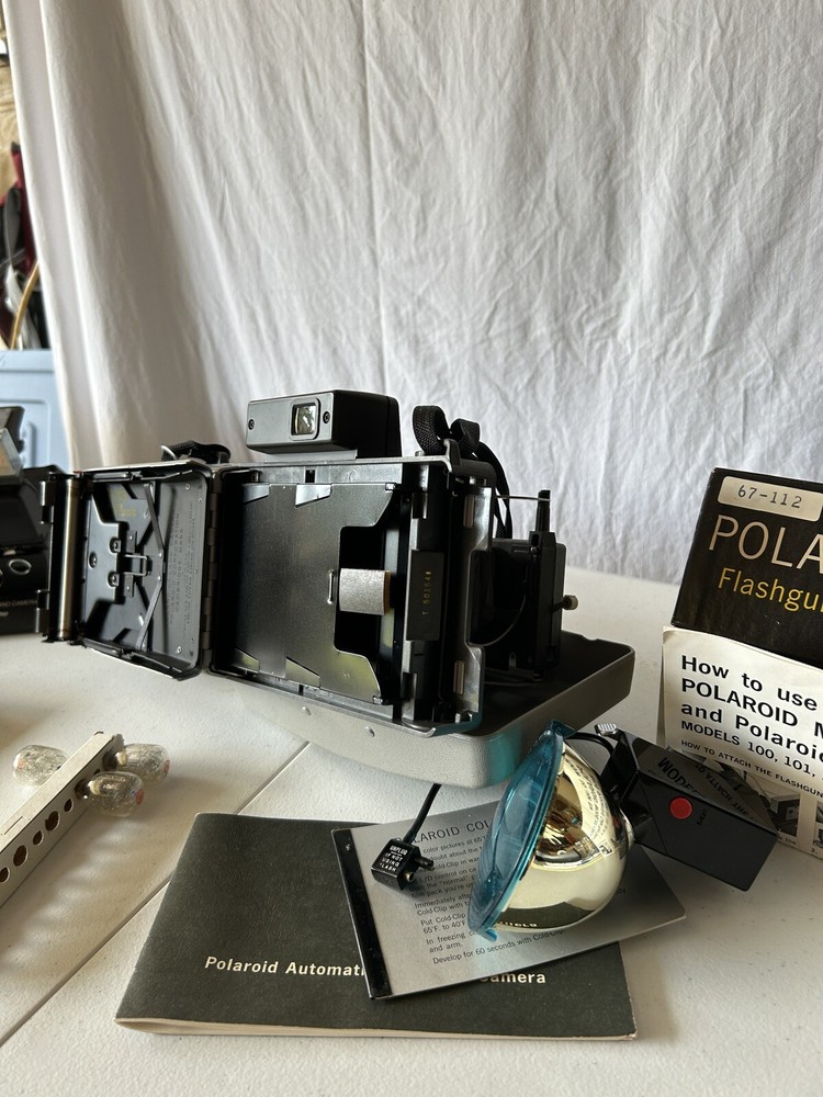 Vtg Polaroid Automatic 104 Land Camera 1965-1967