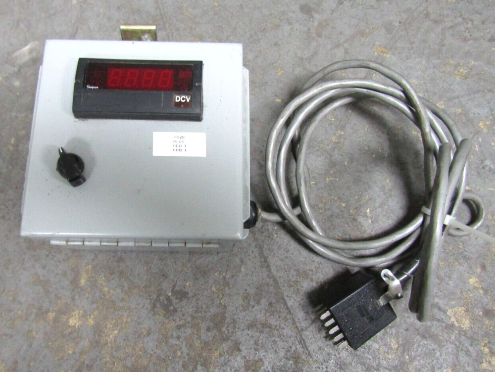 WIEGMANN DIGITAL PANEL METER INPUT 20 VDC POWER SUPPLY 120 VAC B060604CHWW