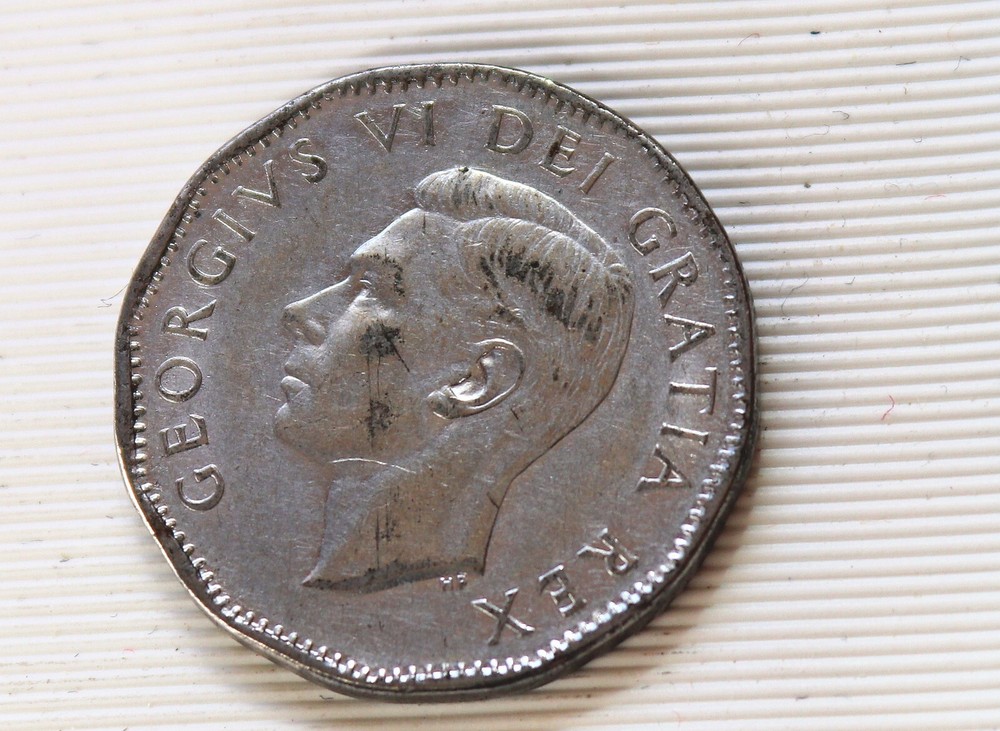 1952 Canada 5 Cents George VI