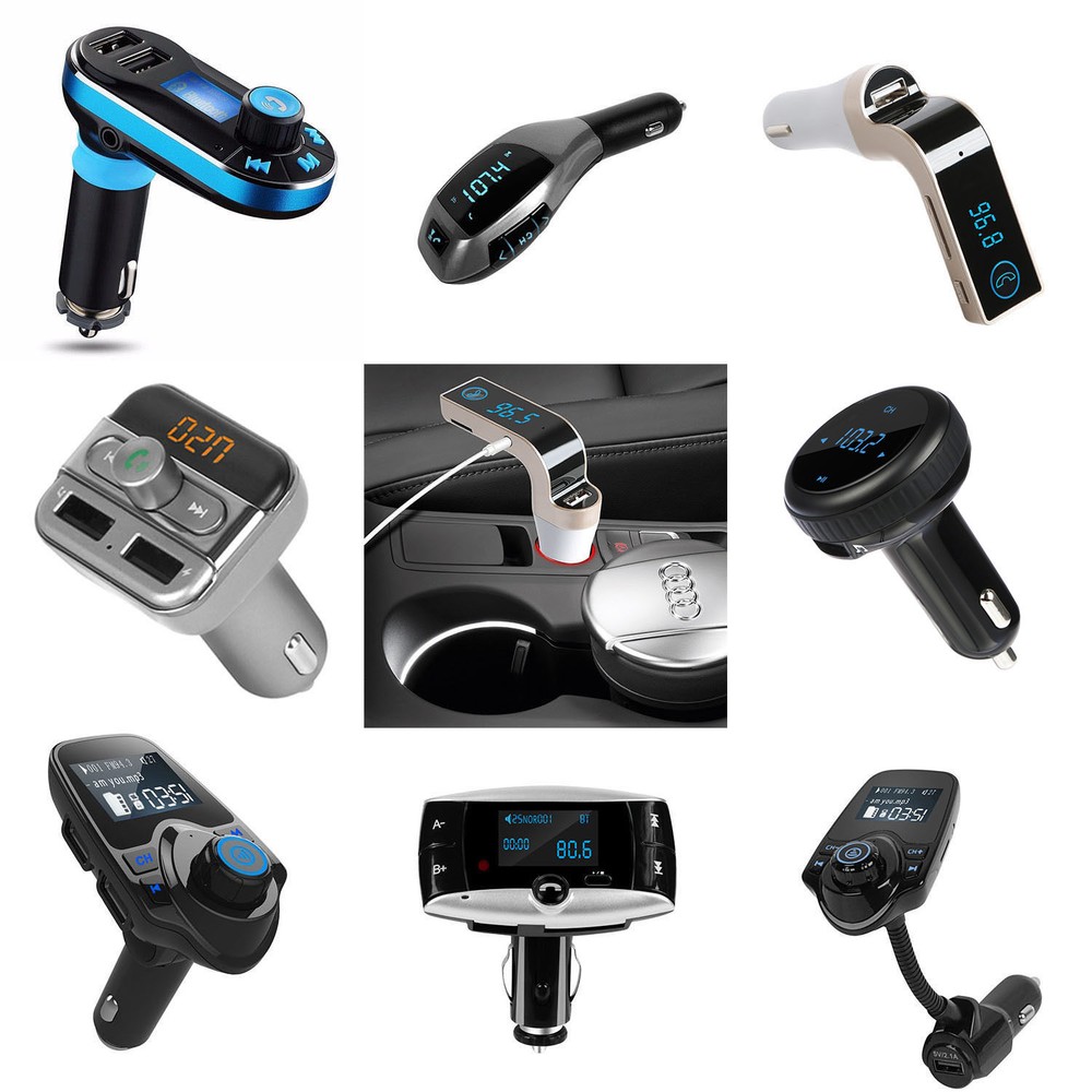 Handsfree Car Kit Wireless FM Transmitter LCD MP3 Player USB Charger
