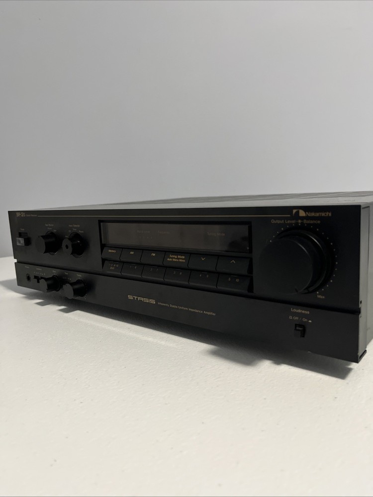 Nakamichi SR-2A Stereo Receiver Stasis Amplifier Audiophile