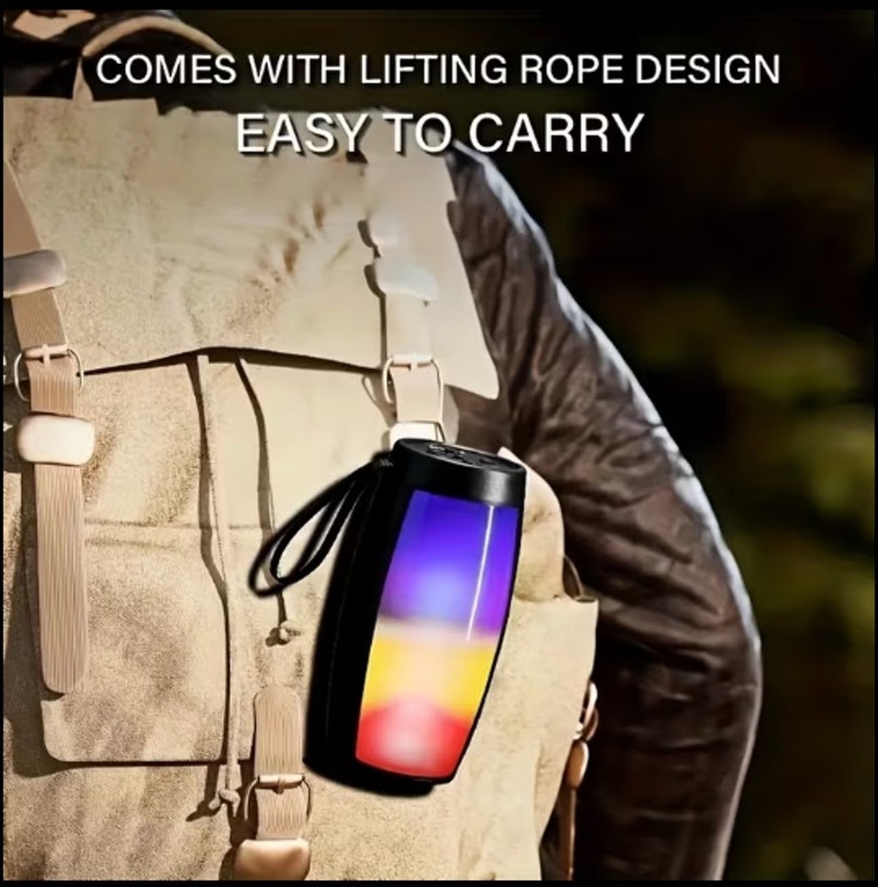 LED Portable Stereo Speakers