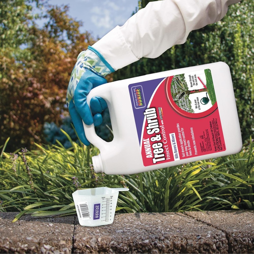 Bonide Annual Tree & Shrub Insect Control with Systemaxx, 128 oz...