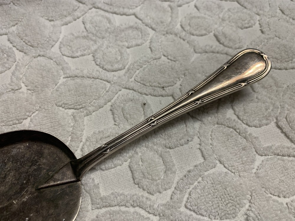 Antique Silverplated Crumb Catcher