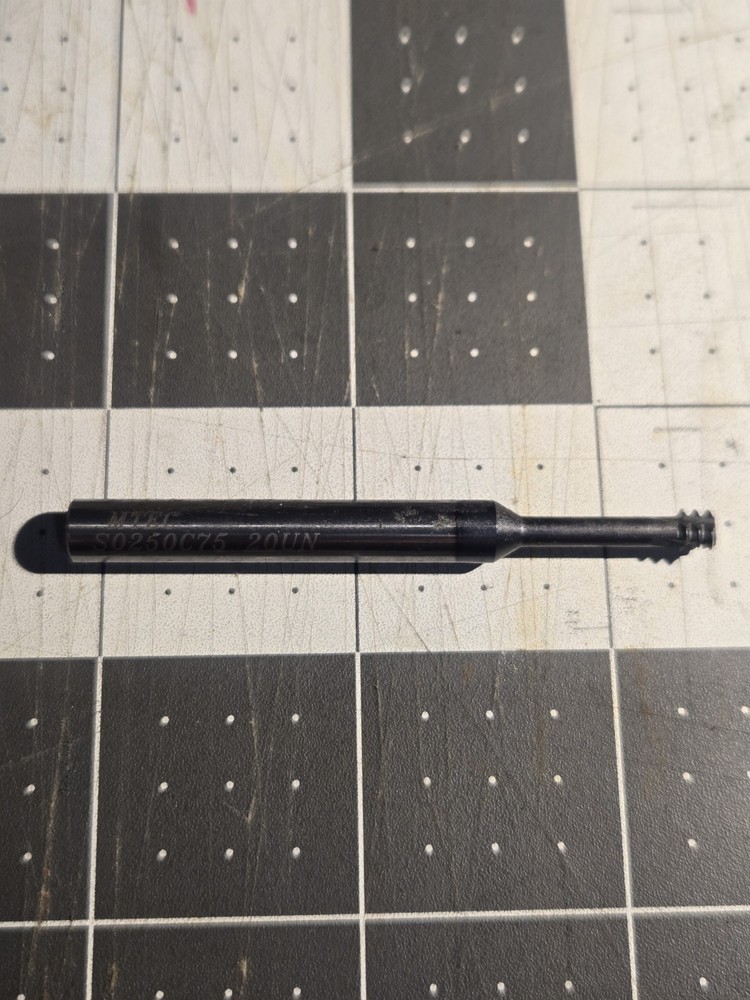 MTEC Carbide Thread Mill SO250 C75 20UN Solid Carbide (D7)