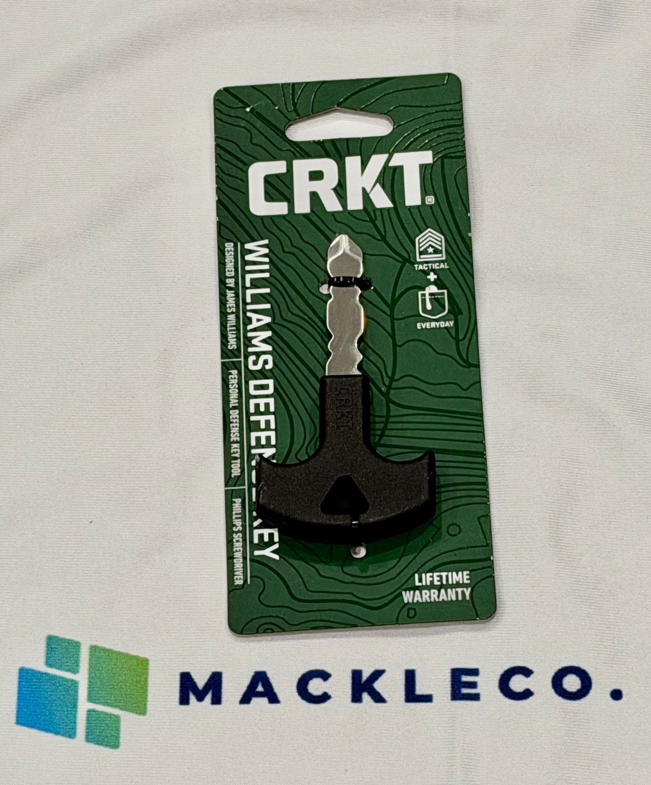 CRKT 9705 Williams Defense Key Tool Phillips Screwdriver EDC Tactical Defense