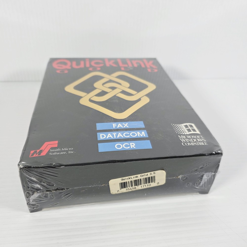 Quicklink Gold Microsoft Windows Computer Software Compatible - Brand New Sealed