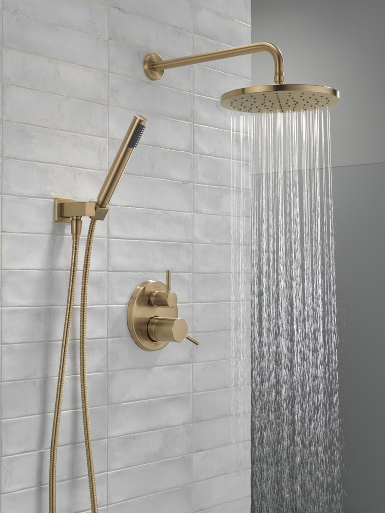 Delta 342702 Modern Round Non Shared Function Shower System - Bronze