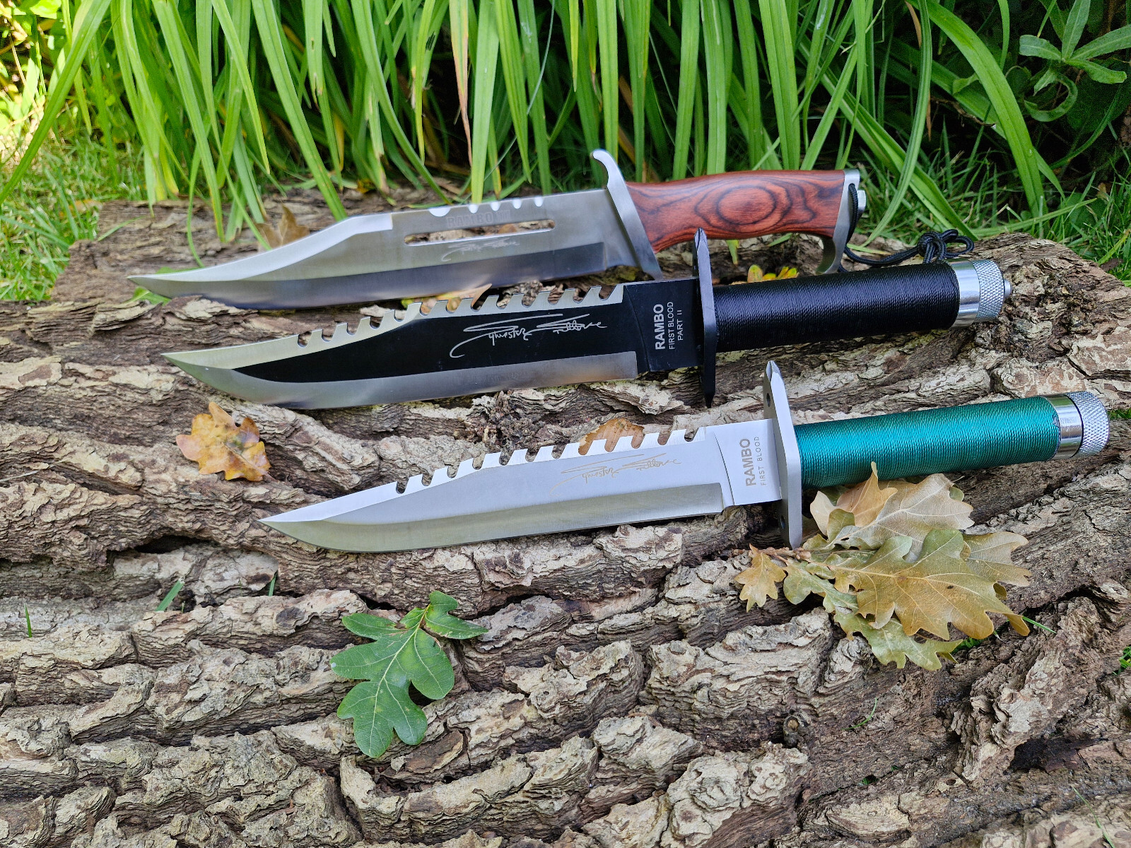 Hunting Knife Rambo Knife Set -Rambo 1/2/3 Complete Set Signature Edition-,,