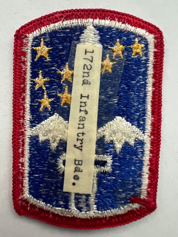 172nd Infantry Brigade US Army Patch