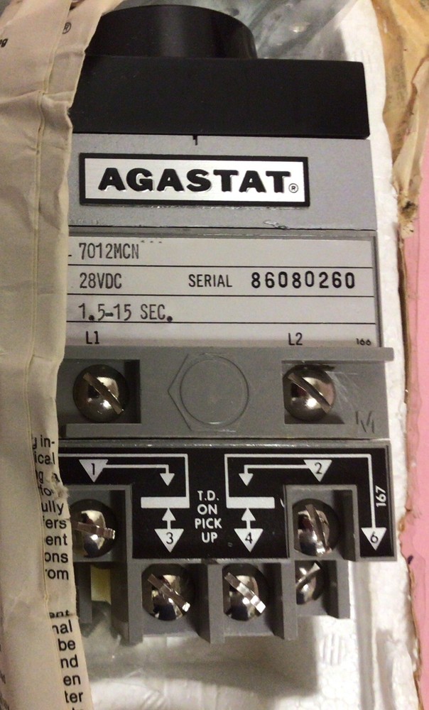 Agastat Timing Relay  7012MCN