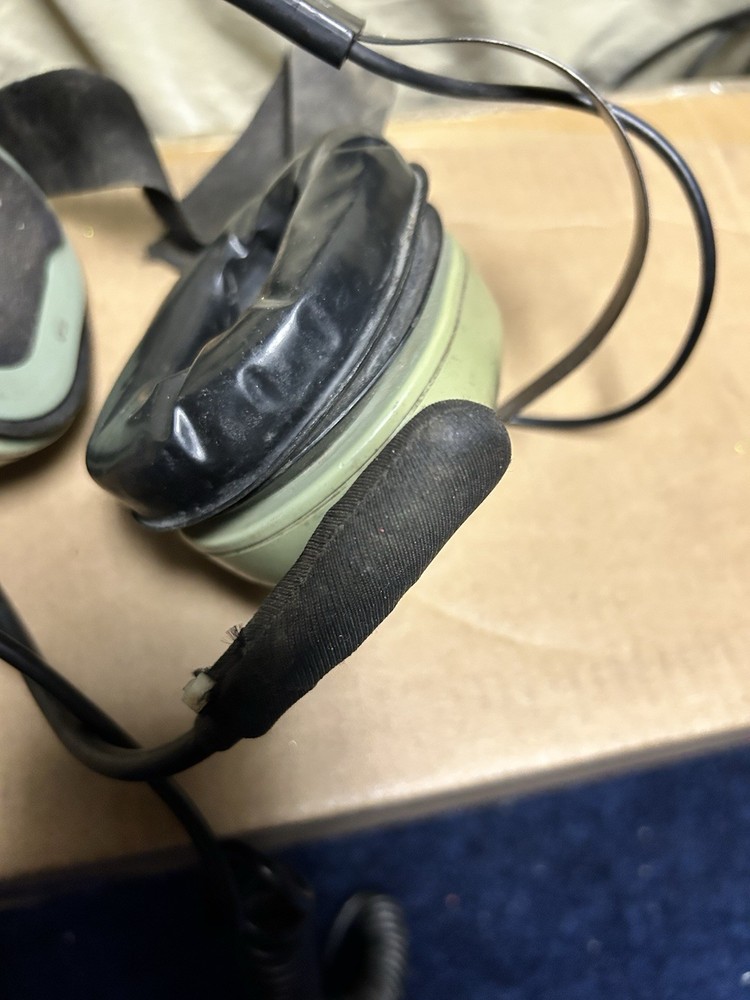 DAVID CLARK MODEL H6240-07 Aviation Pilot Head Headset Untested