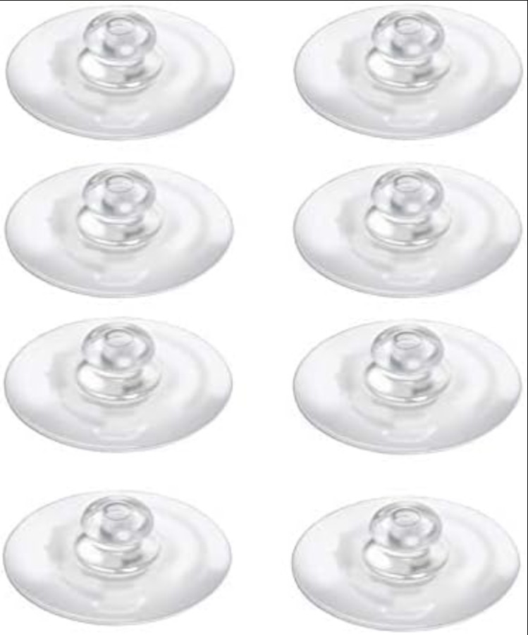Replacement Suction Cups (8-Pack) - 2 Inch Diameter Heavy Duty Suction Cup