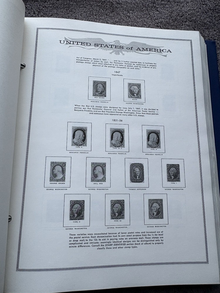 1976 H.E. Harris United States Liberty Stamp Album Mint FREE SHIPPING