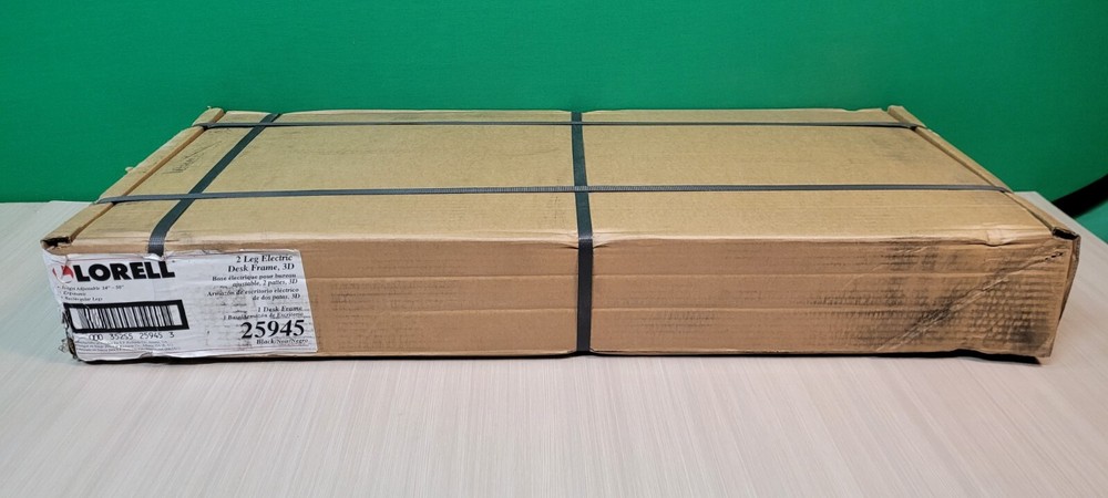 Lorell Quadro Workstation Sit-to-Stand 3-tier Base - Black Base - 50" Height...