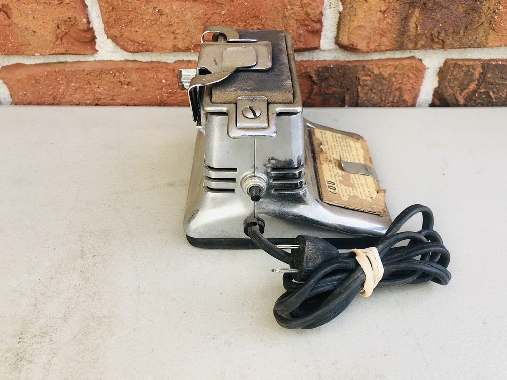 Rare Syncro Electric Hone Barber Razor Sharpener 1950s Sharpening