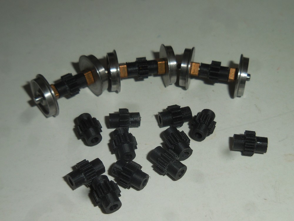6 X Athearn, Proto 2000 Type Replacement Axle gears, Improved (READ UPDATE) HO