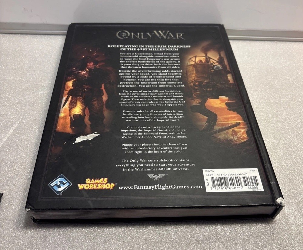 Warhammer 40k: Only War RPG: Core Hardcover Rulebook