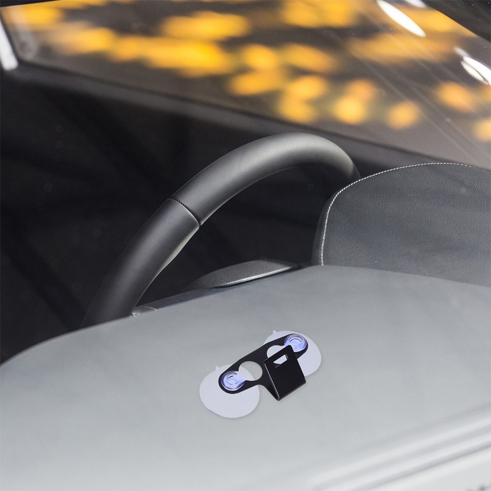 2 Pcs Suction Cup Cradle Mount Windshield Radar Bracket Car Holder Dashboard