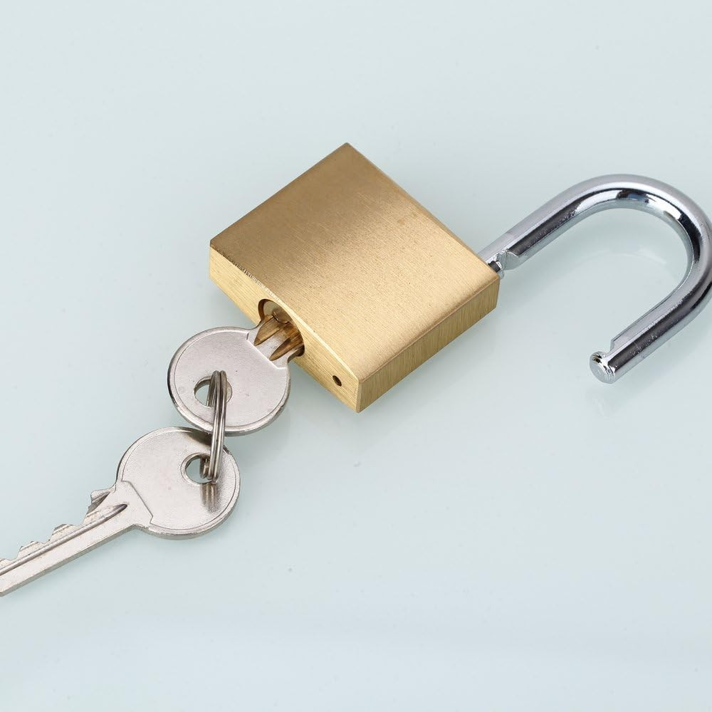 Solid Brass Same Keyed Padlock Keyed Alike locks-40mm-3pack