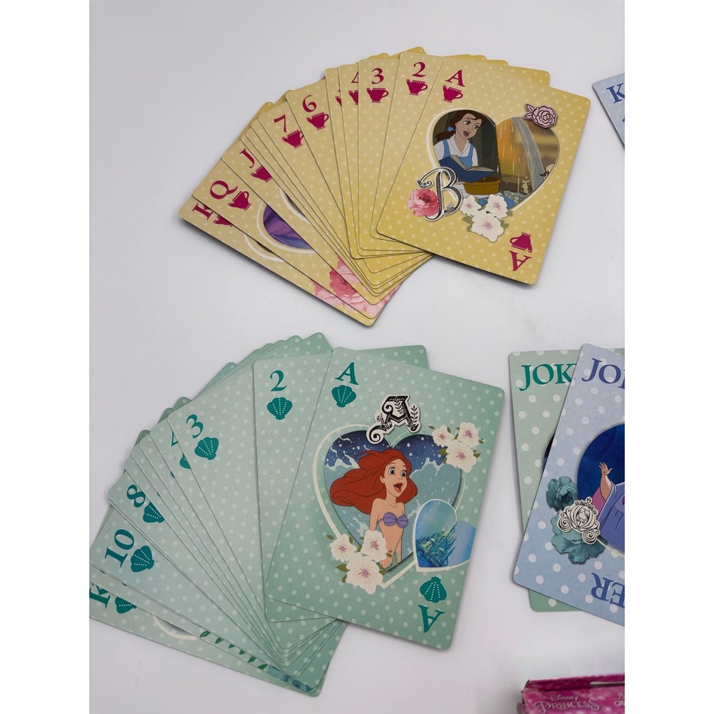 Disney Princess Jumbo Playing Cards Complete Set