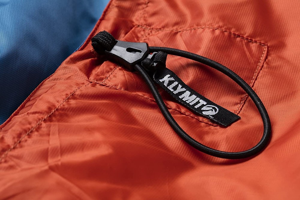Klymit Versa Packable Camping Blanket and Comforter, Blue/Orange
