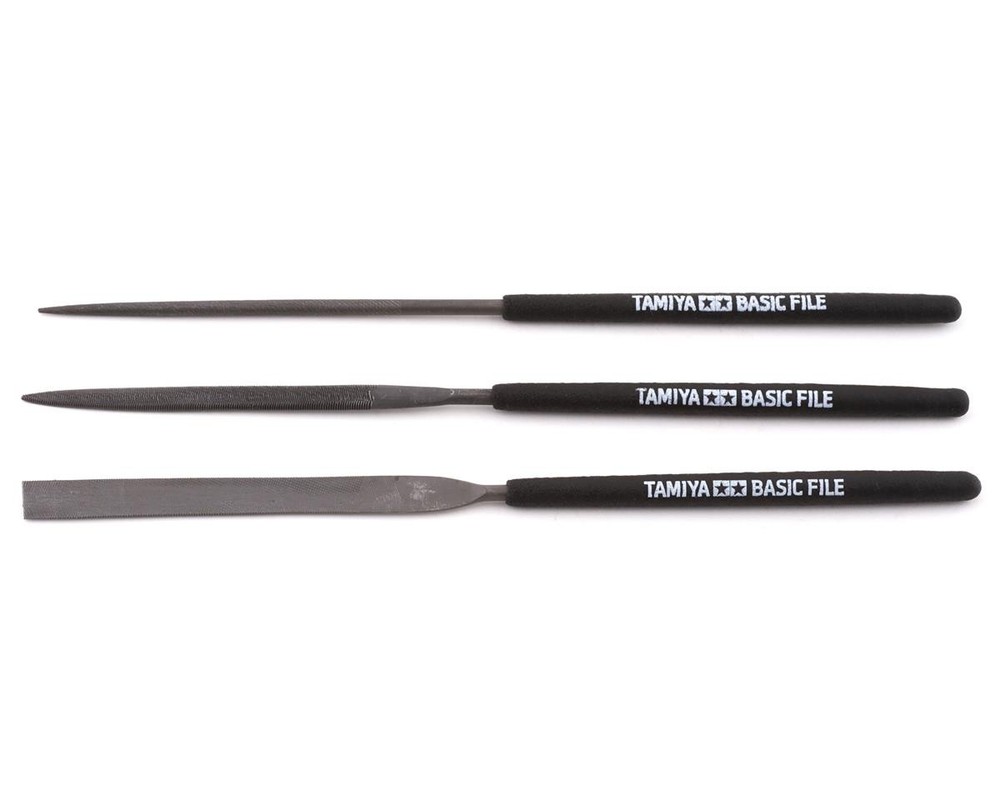 Tamiya Basic Smooth Double-Cut File Set [TAM74104]