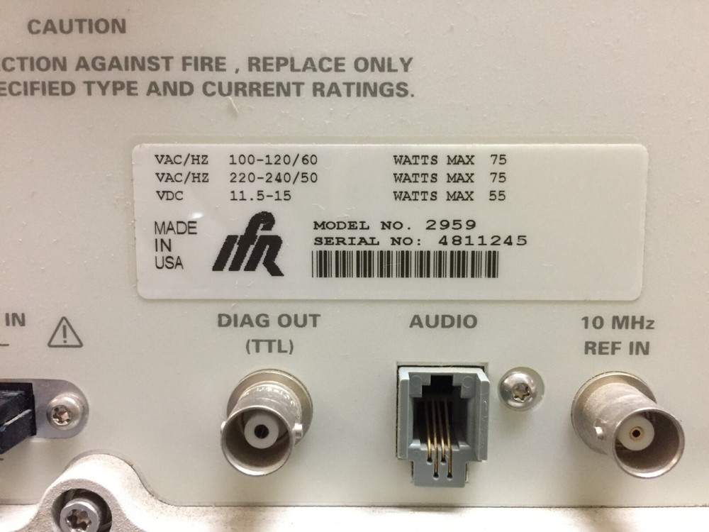 IFR 2959 Advanced Multi-Mode Cellular Test Set