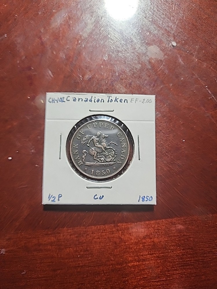 1850 Canada Half Penny