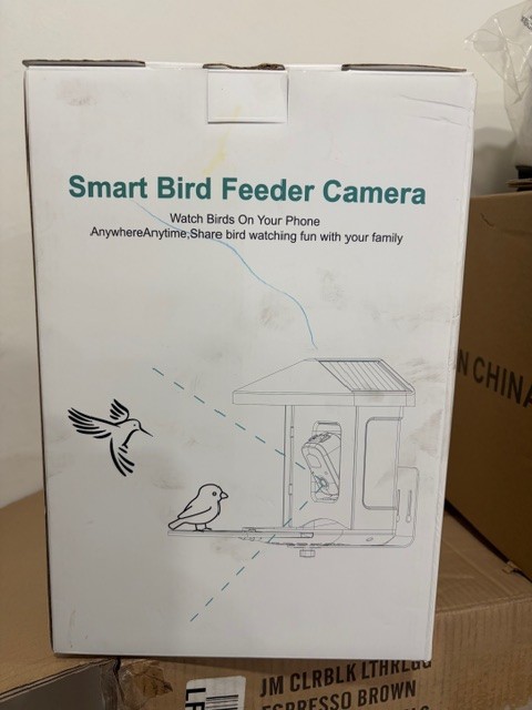 Efurden Wild Bird Feeder Camera, Smart Motion Activated Bird Camera Solar