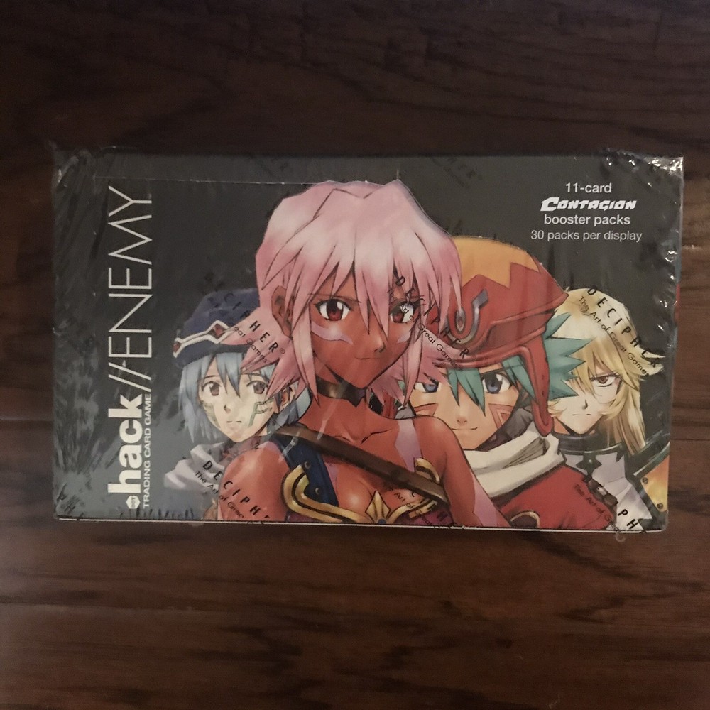 Dot Hack .Hack Booster Box - Contagion Enemy tcg NEW SEALED