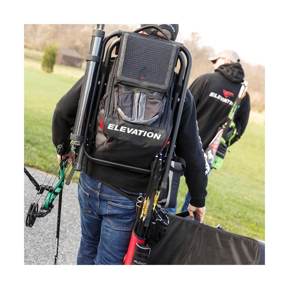 Elevation Black Nest Shooters Stool and Backpack