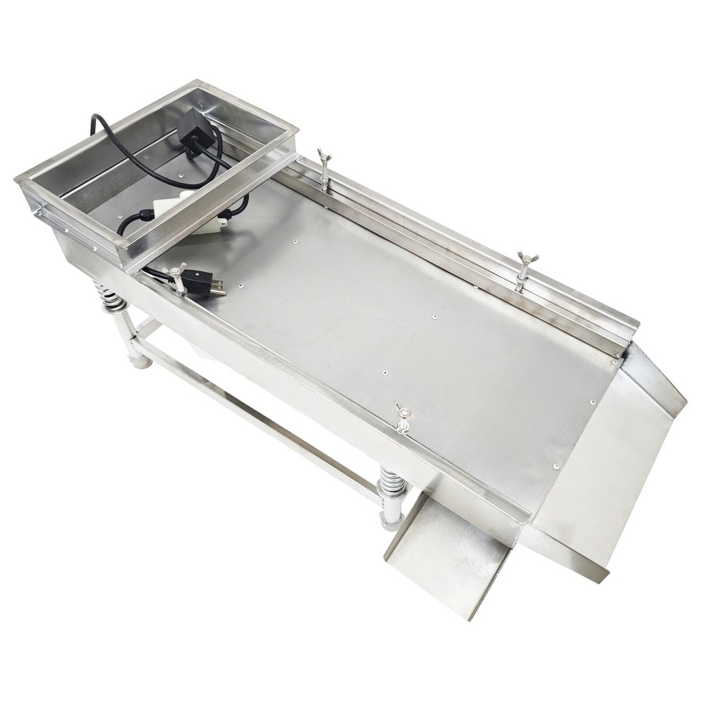 Stainless Straight Linear Screen Linear Vibrating Screen JG30-75 0.5mm Screen