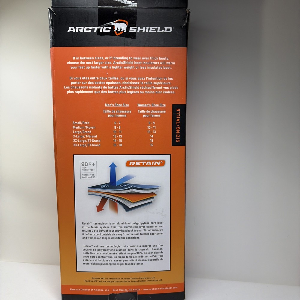 Arctic Shield Boot Insulators L