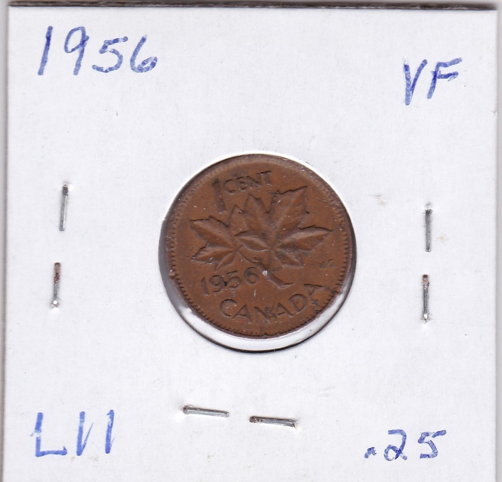 1956 Canada One Cent L11