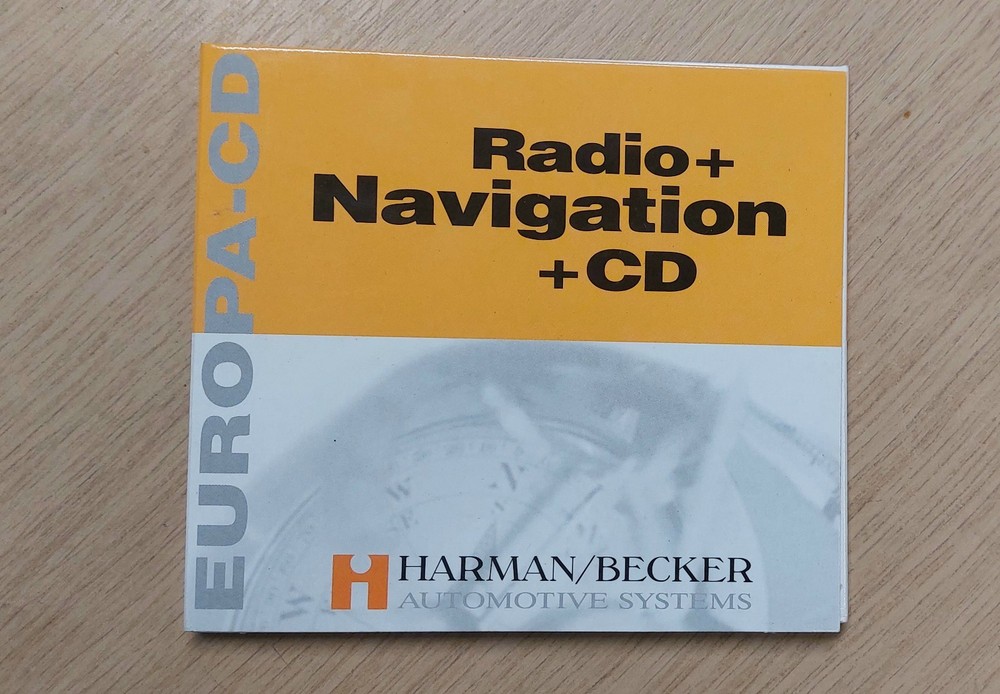 Mercedes, Porsche, Ferrari BECKER Sat Nav Disc, dated 2002